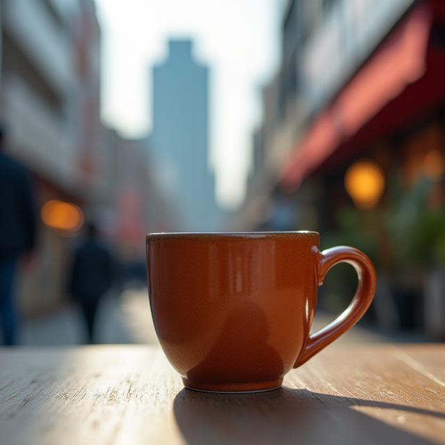 東京都心で作られる一点物のコーヒーマグ
